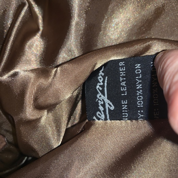 80s CHEVIGNON NATIVE FRINGED WESTERN SUEDE JACKET - Picture 5 of 10